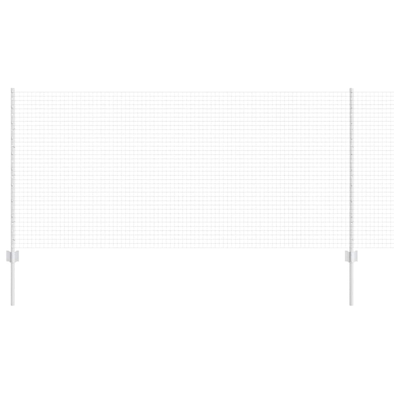 Load image into Gallery viewer, Vidaxl hek met paal zilver 1 x 25 m staal
