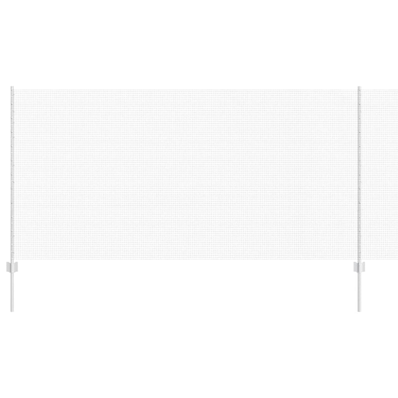 Load image into Gallery viewer, Vidaxl hek met paal zilver 1,2 x 25 m staal
