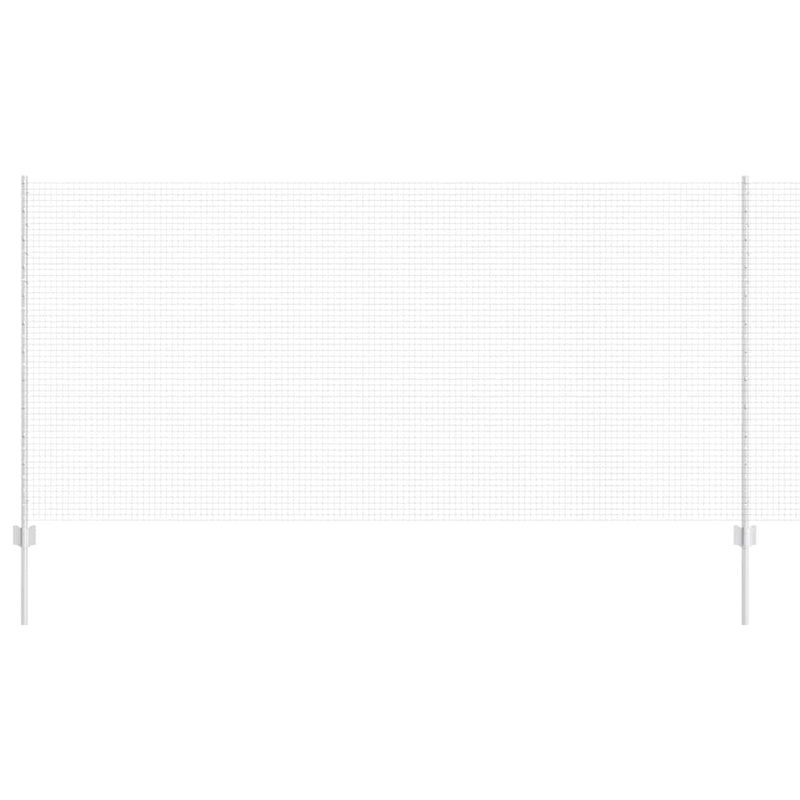 Load image into Gallery viewer, Vidaxl hek met paal zilver 1,2 x 25 m staal
