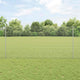 Vidaxl hek met paal zilver 1,2 x 25 m staal