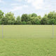 Vidaxl hek met paal zilver 0,6 x 50 m staal