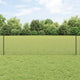 Vidaxl hek met paal grijs 0,5 x 25 m staal