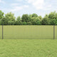 Vidaxl hek met paal grijs 0,6 x 25 m staal en pvc