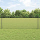 Vidaxl hek met paal grijs 0,8 x 25 m staal en pvc