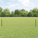 Vidaxl hek met paal groen 0,4 x 10 m staal en pvc