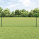 Vidaxl hek met paal groen 0,5 x 10 m staal en pvc