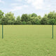 Vidaxl hek met paal groen 0,5 x 10 m staal en pvc
