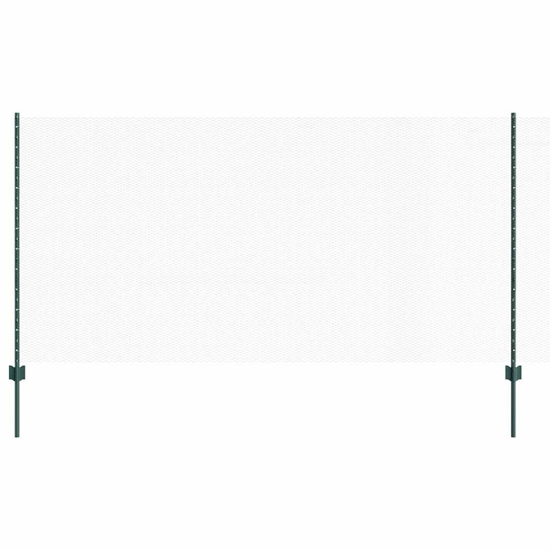 Load image into Gallery viewer, Vidaxl hek met paal groen 1,2 x 10 m staal en pvc
