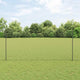Vidaxl hek met paal grijs 1,4 x 10 m staal en pvc