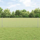 Vidaxl hek met paal zilver 0,6 x 10 m staal