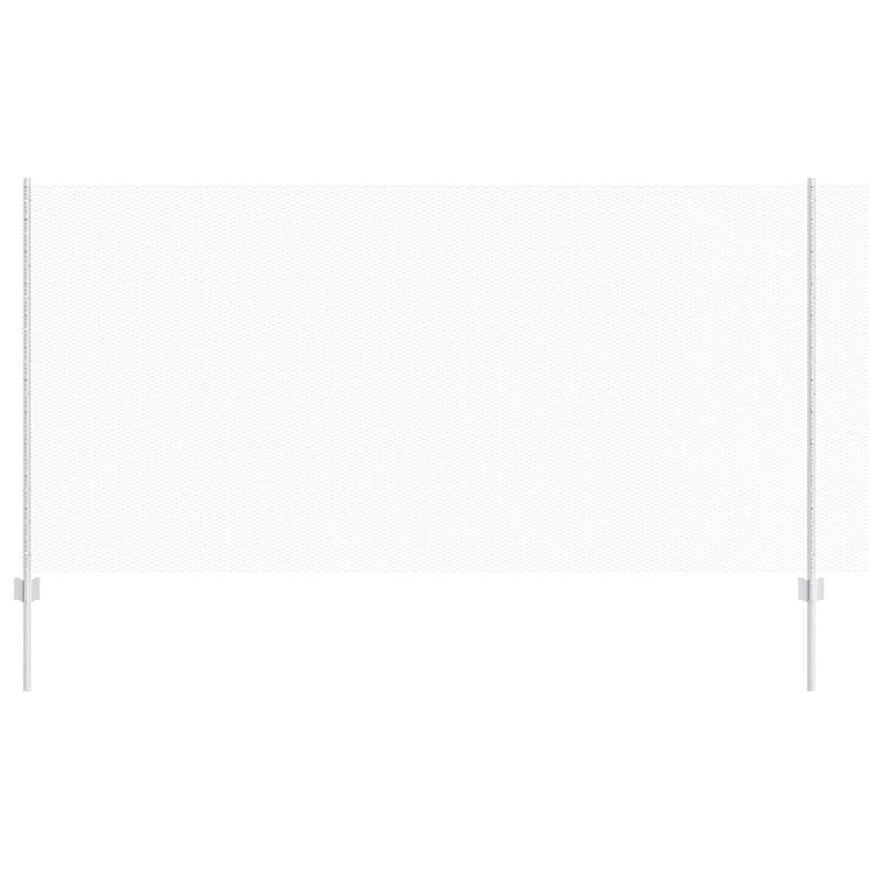 Load image into Gallery viewer, Vidaxl hek met paal zilver 1,2 x 10 m staal
