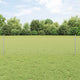 Vidaxl hek met paal zilver 0,5 x 25 m staal