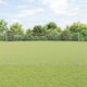 Vidaxl hek met paal zilver 1,4 x 25 m staal