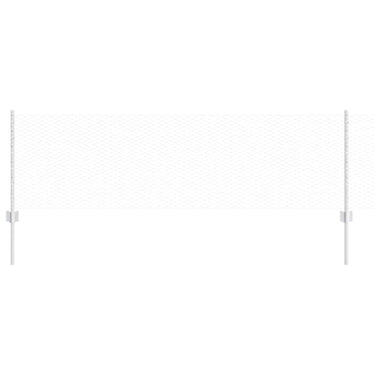 Vidaxl hek met paal zilver 0,6 x 50 m staal