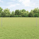 Vidaxl hek met paal zilver 0,6 x 50 m staal