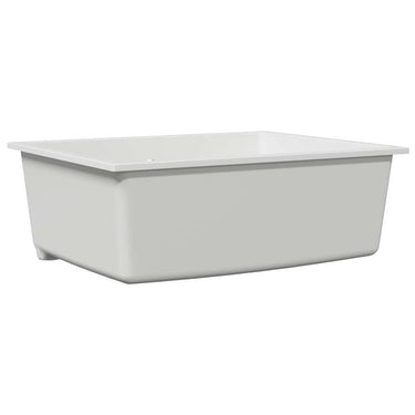 Vidaxl keukenwasbak wit 54 x 44 x 20 cm graniet