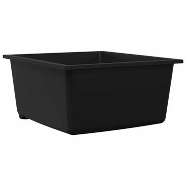 Vidaxl keukenwasbak zwart 38 x 44 x 20 cm graniet