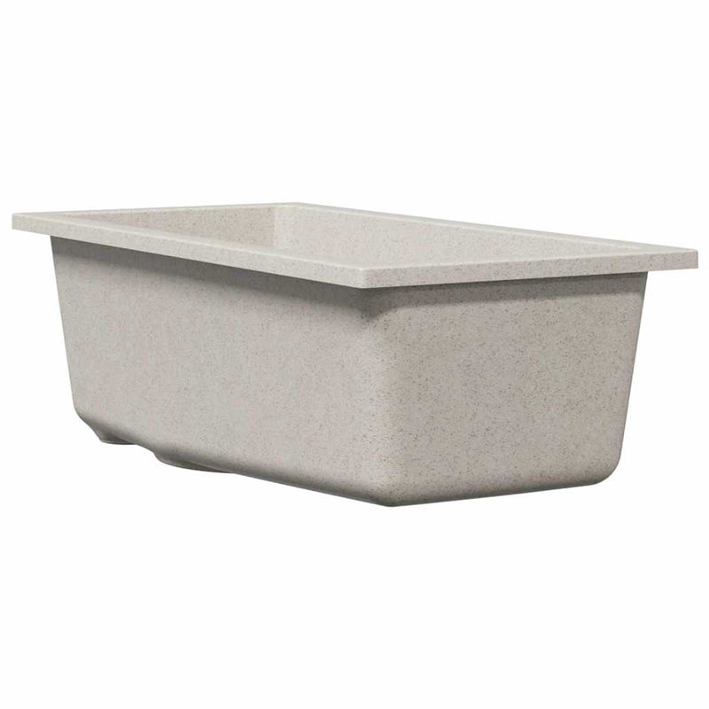 Load image into Gallery viewer, Vidaxl keukenwasbak beige 21 x 44 x 14 cm graniet
