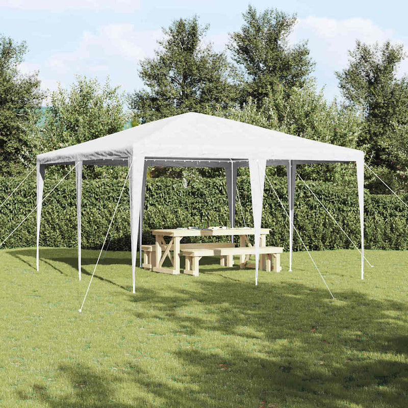 Load image into Gallery viewer, Vidaxl partytent wit 400 x 400 x 266 cm polyethyleen en staal
