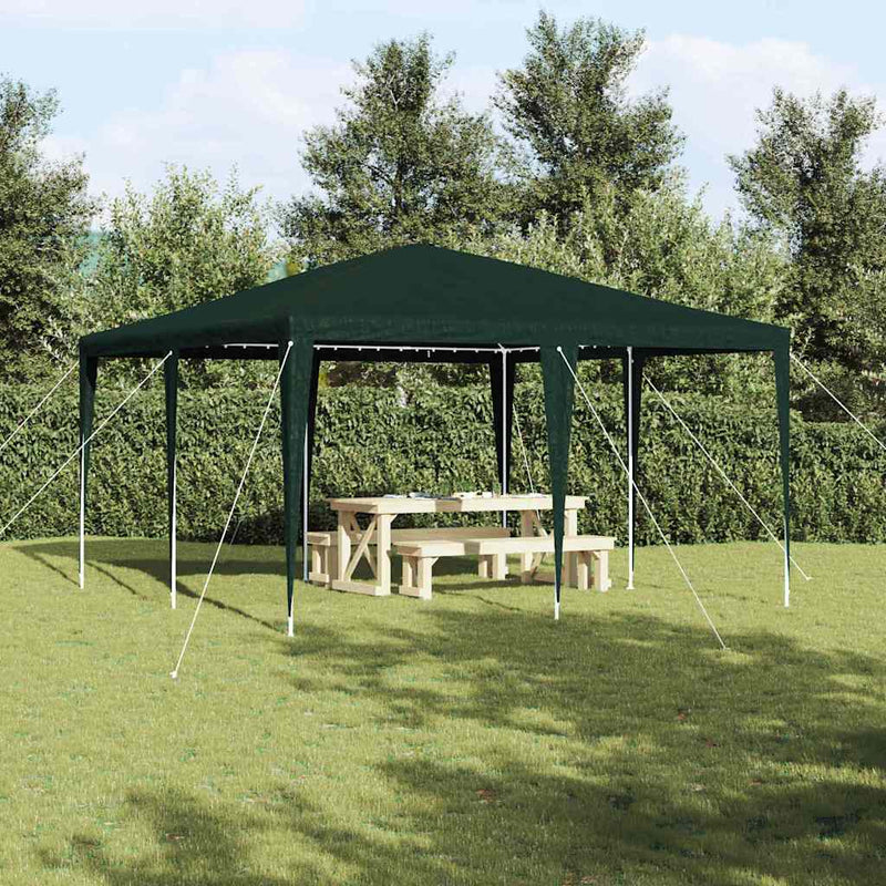 Load image into Gallery viewer, Vidaxl partytent groen 400 x 400 x 266 cm polyethyleen en staal
