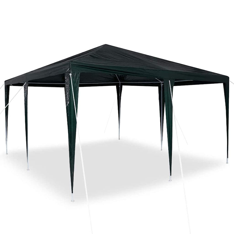 Load image into Gallery viewer, Vidaxl partytent groen 400 x 400 x 266 cm polyethyleen en staal
