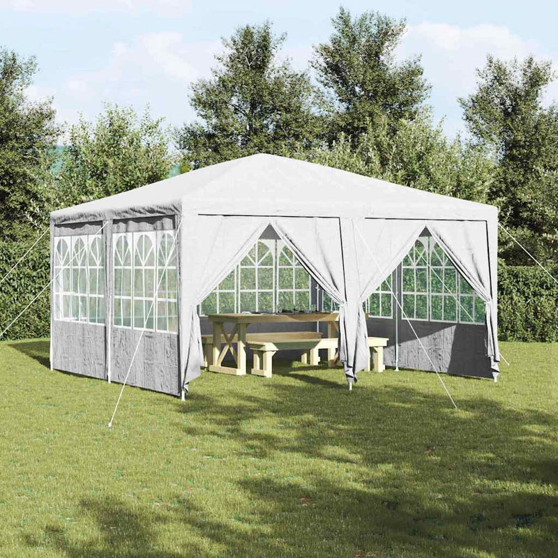 Load image into Gallery viewer, Vidaxl partytent wit 400 x 400 x 266 cm polyetheen
