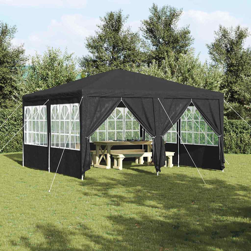 Load image into Gallery viewer, Vidaxl partytent antraciet 400 x 400 x 266 cm polyetheen
