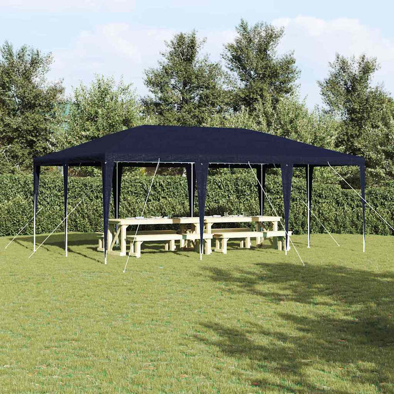 Load image into Gallery viewer, Vidaxl partytent blauw 600 x 400 x 266 cm polyethyleen en staal
