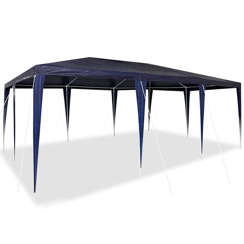 Load image into Gallery viewer, Vidaxl partytent blauw 600 x 400 x 266 cm polyethyleen en staal
