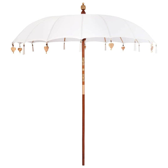 Vidaxl balinese parasol crème 220 x 220 x 260 cm