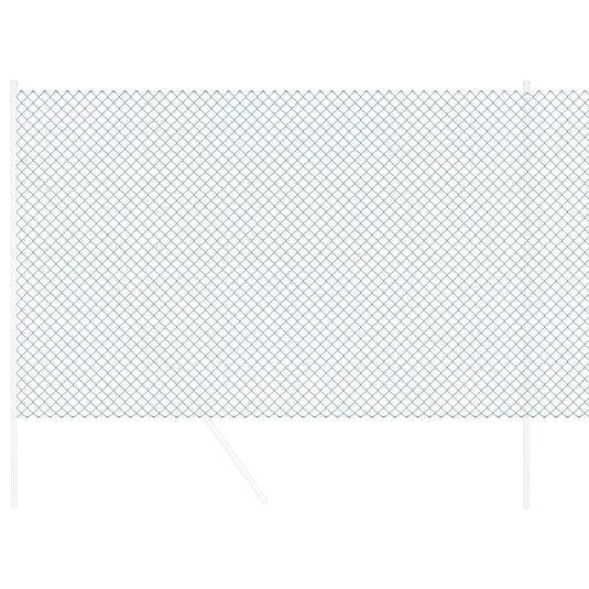 Vidaxl kettenschakelhek groen 25 x 1,6 m staal