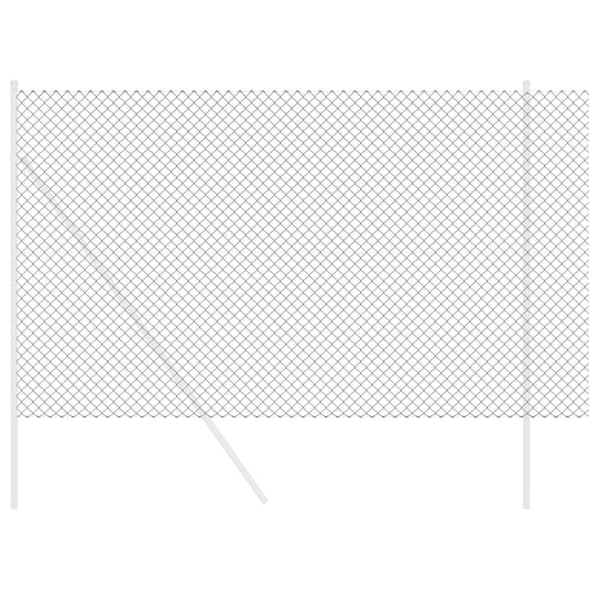 Vidaxl kettenschakelhek grijs 10 x 1,5 m staal