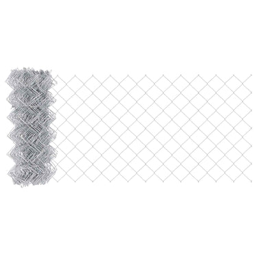 Vidaxl kettenschakelhek zilver 10 x 0,8 m gegalvaniseerd staal