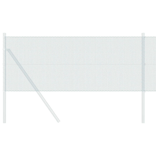 Vidaxl hexagon hek groen 0,8 x 10 m pvc