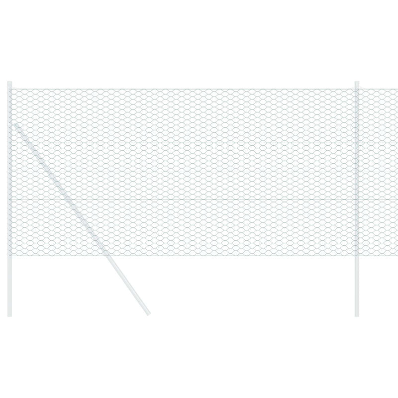 Load image into Gallery viewer, Vidaxl hexagon hek groen 1,4 x 10 m pvc
