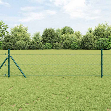 Vidaxl hexagon hek groen 0,8 x 25 m pvc