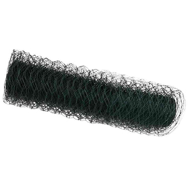 Vidaxl hexagon hek groen 0,8 x 25 m pvc