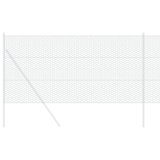 Vidaxl hexagon hek groen 1,2 x 50 m pvc