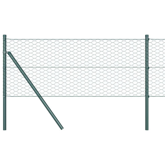 Vidaxl hexagon hek groen 0,4 x 100 m pvc