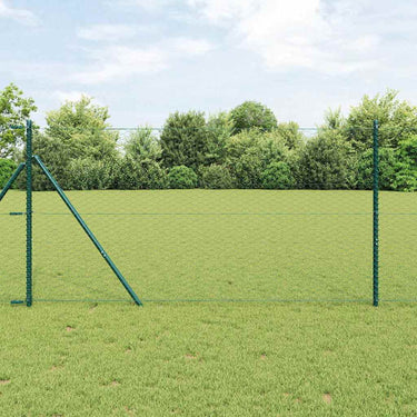 Vidaxl hexagon hek groen 1,4 x 100 m pvc