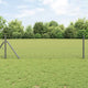 Vidaxl hexagon hek 0,4 x 50 m pvc grijs