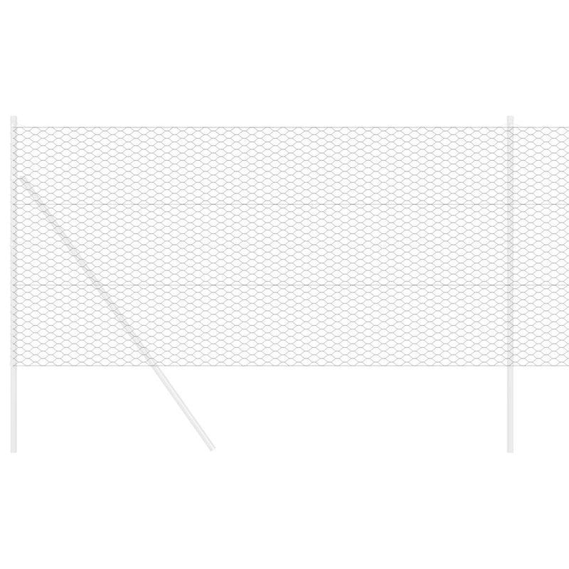 Load image into Gallery viewer, Vidaxl hexagon hek grijs 1,2 x 100 m pvc
