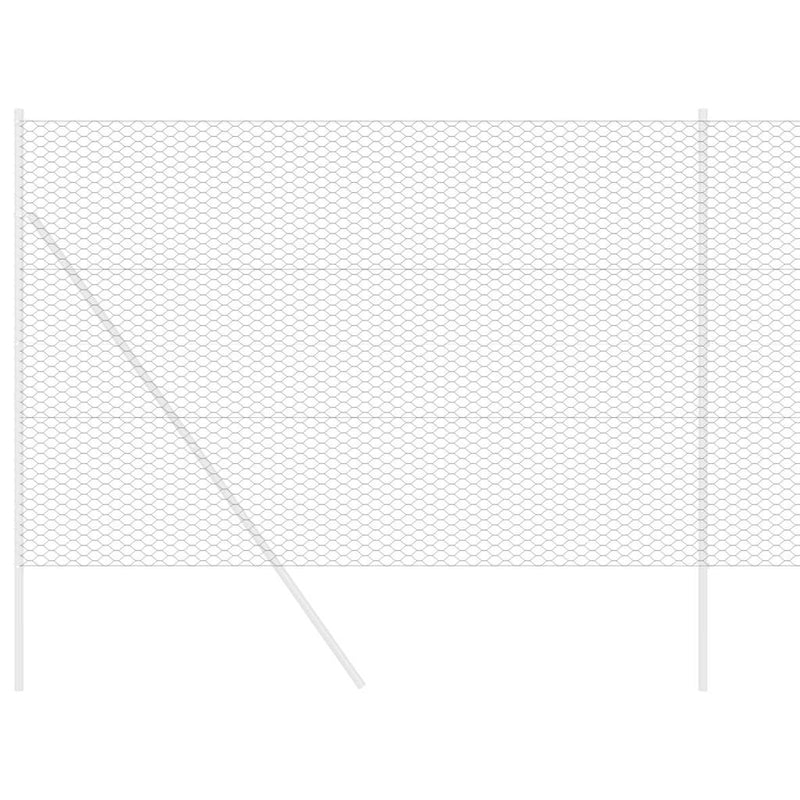 Load image into Gallery viewer, Vidaxl hexagon hek grijs 1,5 x 100 m pvc
