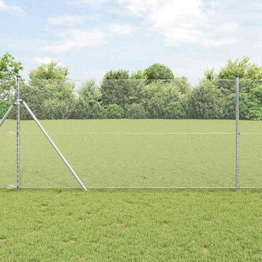 Vidaxl hexagon hek zilver 1 x 100 m gegalvaniseerd staal