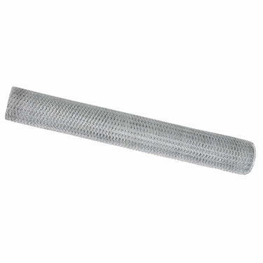 Vidaxl hexagon hek zilver 1 x 100 m gegalvaniseerd staal