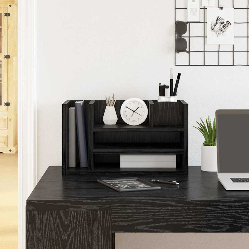 Load image into Gallery viewer, Vidaxl bureau organizer oudhout 44,5 x 24 x 25 cm bewerkt hout
