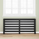 Vidaxl radiatorafdekking zwart eiken 175 x 20 x 82 cm bewerkt hout