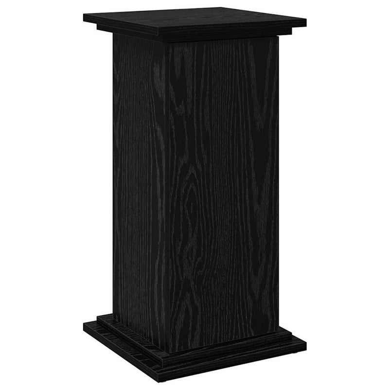 Load image into Gallery viewer, Vidaxl displaystand met plank zwart eiken 31 x 30 x 60 cm bewerkt hout
