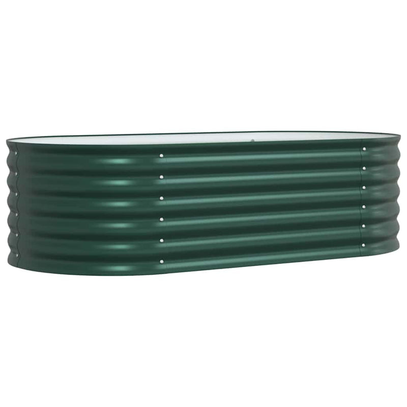 Load image into Gallery viewer, Vidaxl verhoogd bed groen 160 x 80 x 44 cm staal
