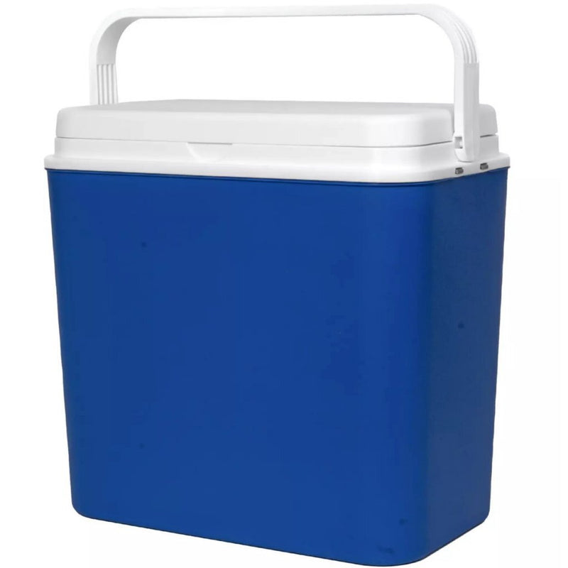 Load image into Gallery viewer, Benson koelbox 24l blauw wit
